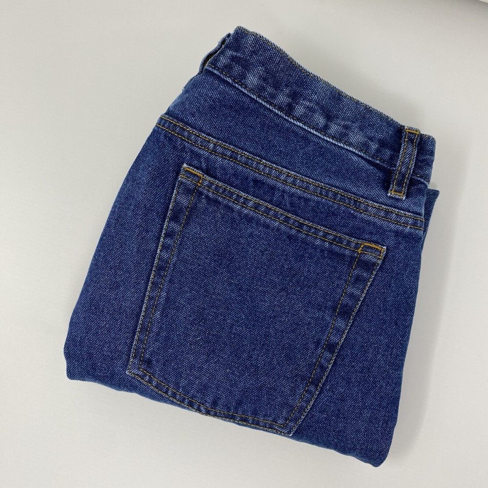 Peter Manning Five Eight/ New York Men's 33‎ Med Wash Blue Denim Straight Jeans